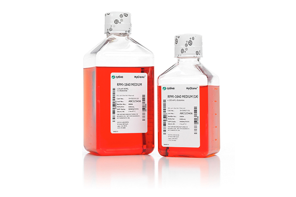 Cytiva HyClone cell culture media bottle