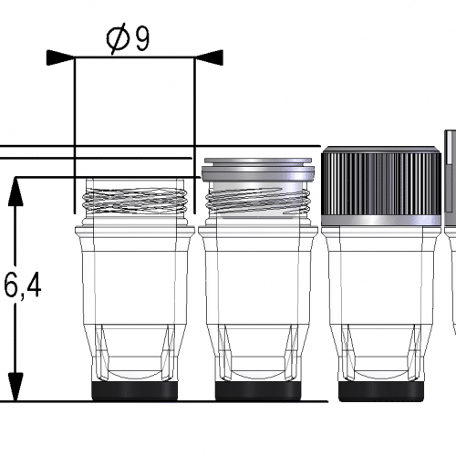 0.30ml Screw Cap Tubes with External Thread V-bottom - Sample Storage Tubes - Micronic