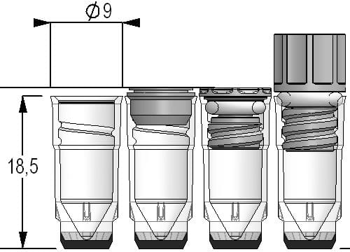 0.50ml Screw Cap Tubes with Internal Thread V-bottom - Sample Storage Tubes - Micronic