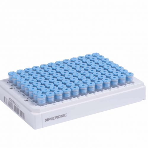 0.75ml Push Cap Tubes V-bottom - Sample Storage Tubes - Micronic