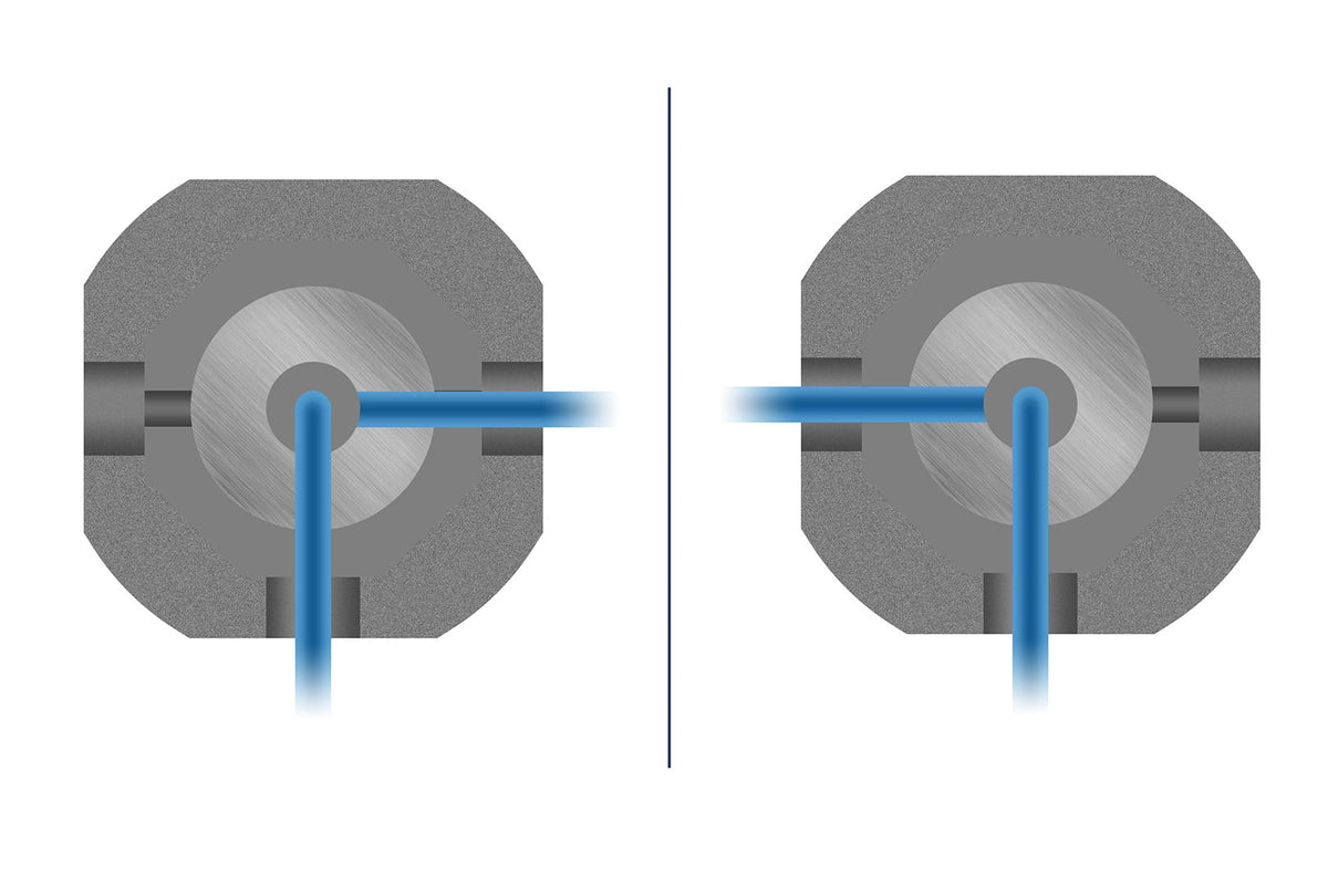 Manual Valve, 2-Port Distribution 180° Flow Path (1-5), PTFE/CTFE, HV 86735 - Valves Fittings & Tubing - Hamilton Company