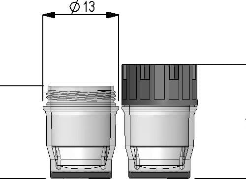 1.00ml Screw Cap Tubes with External Thread Flat bottom - Sample Storage Tubes - Micronic
