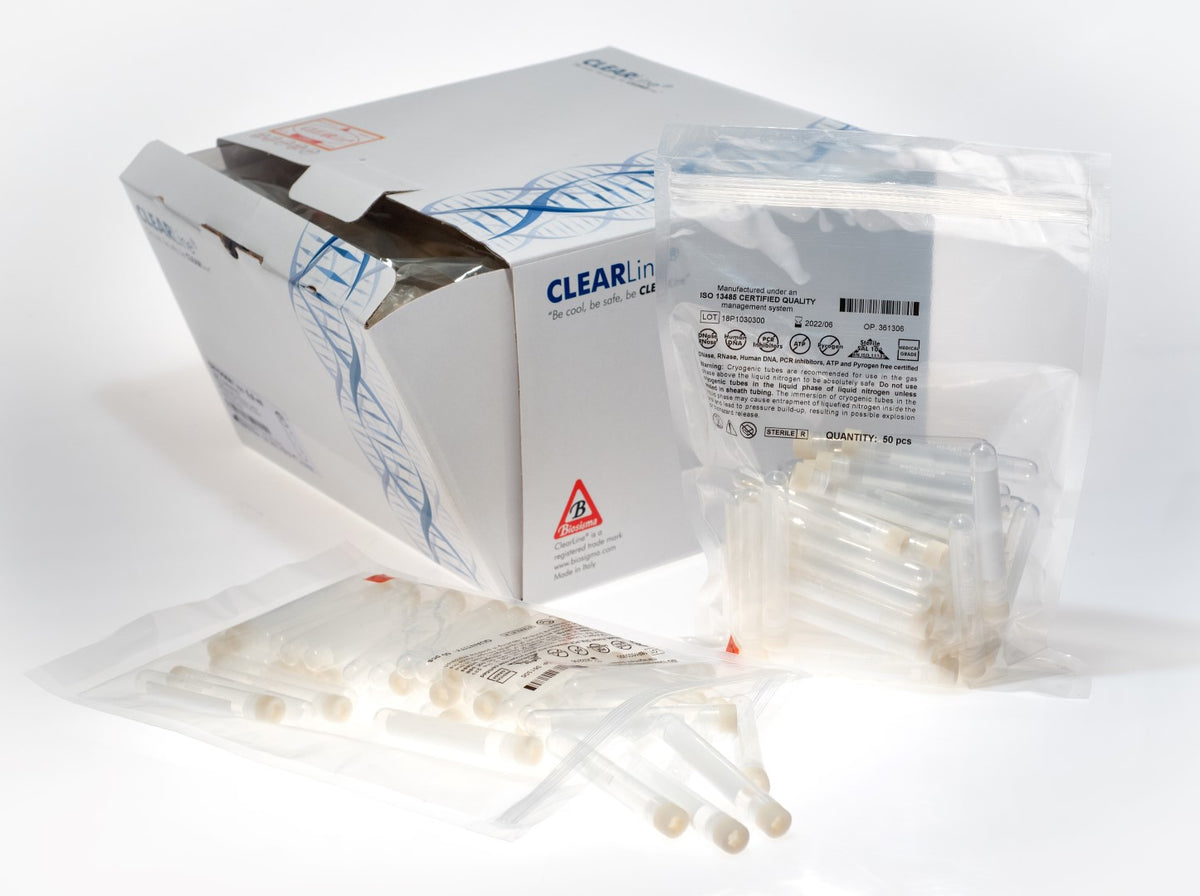 CryoGen® 1D Barcoded Cryotubes CLEARLine® (CL1ARBEPSTS)
