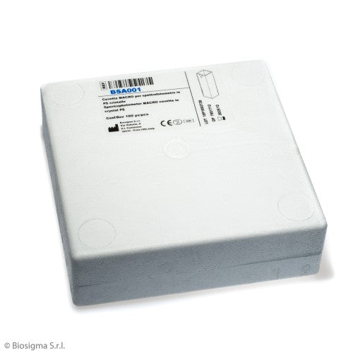 Spectrophotometer Cuvettes, Macro & Semi-micro (BSA001M)