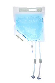 EZBio® Ultra Bag Assembly, 10L, PE Bag, 2x 3/8" HB port, 1x1/4" HB port with Needlefree swabable valve TPE Tubing, Sterile, 5/CS (66P-700437-FLS) — Foxx Life Sciences