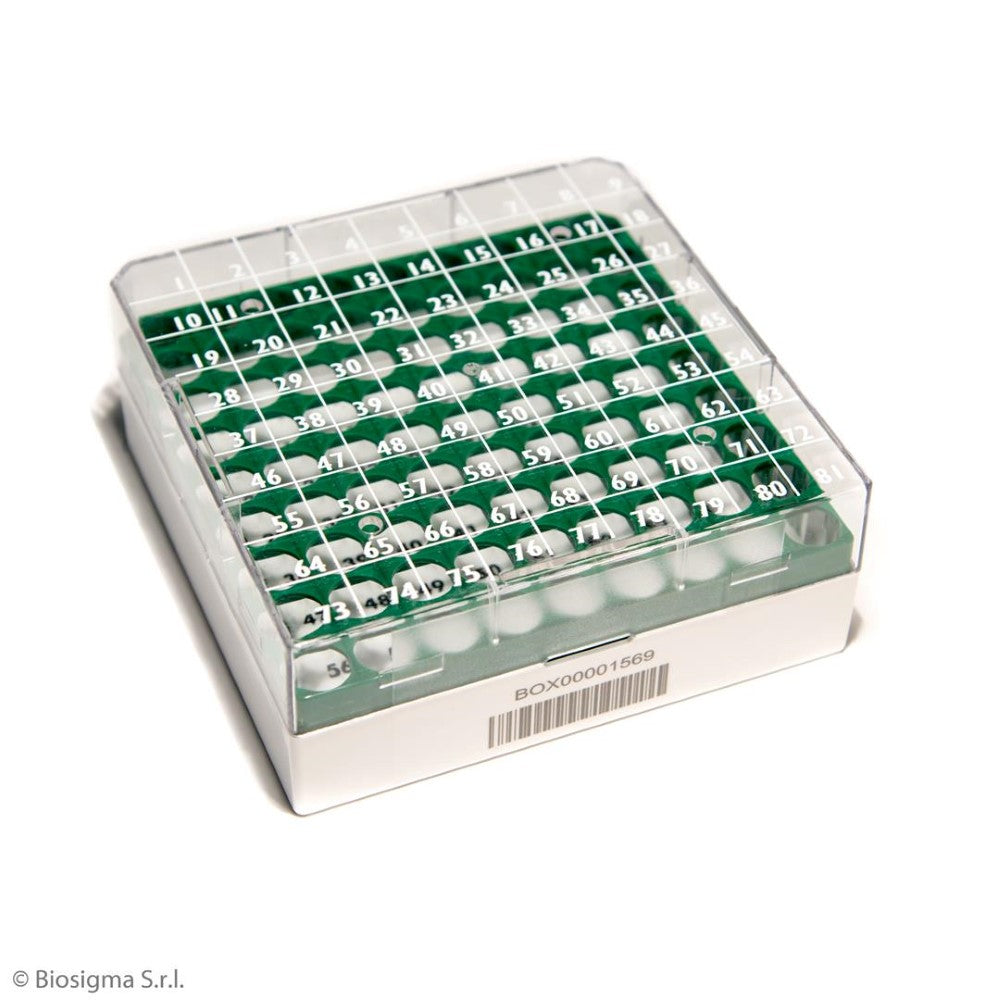 CryoGen® 1D Barcoded Polycarbonate Cryoboxes (BSM58025B1D/V)