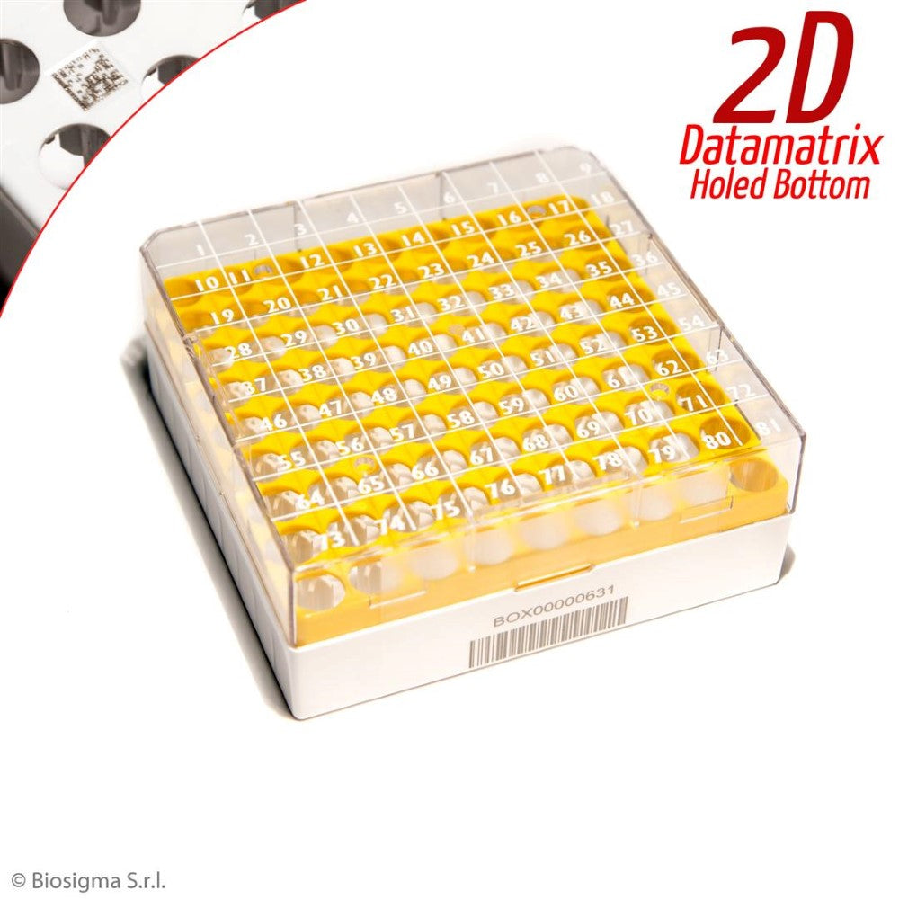 CryoGen® 2D Barcoded Polycarbonate Cryoboxes (BSM580612D/V)
