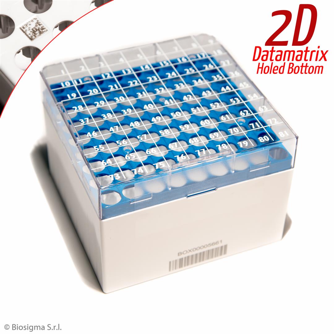 CryoGen® 2D Barcoded Polycarbonate Cryoboxes (BSM580612D/V)