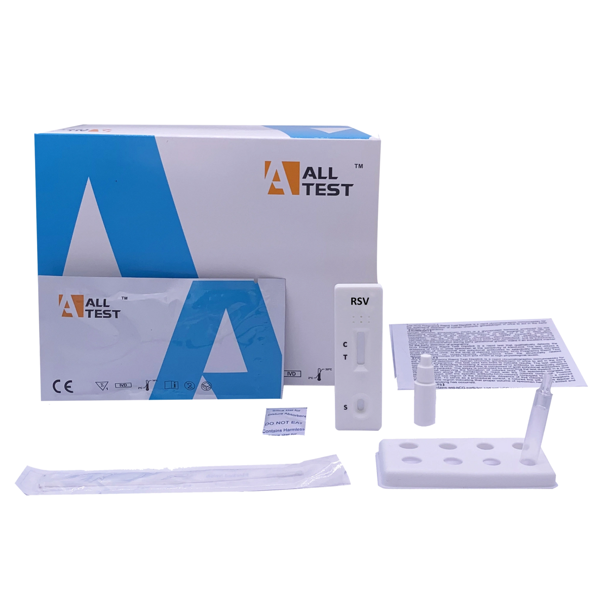RSV Rapid Test Cassette (Nasopharyngeal Swab), 20 Tests (IRS-502)