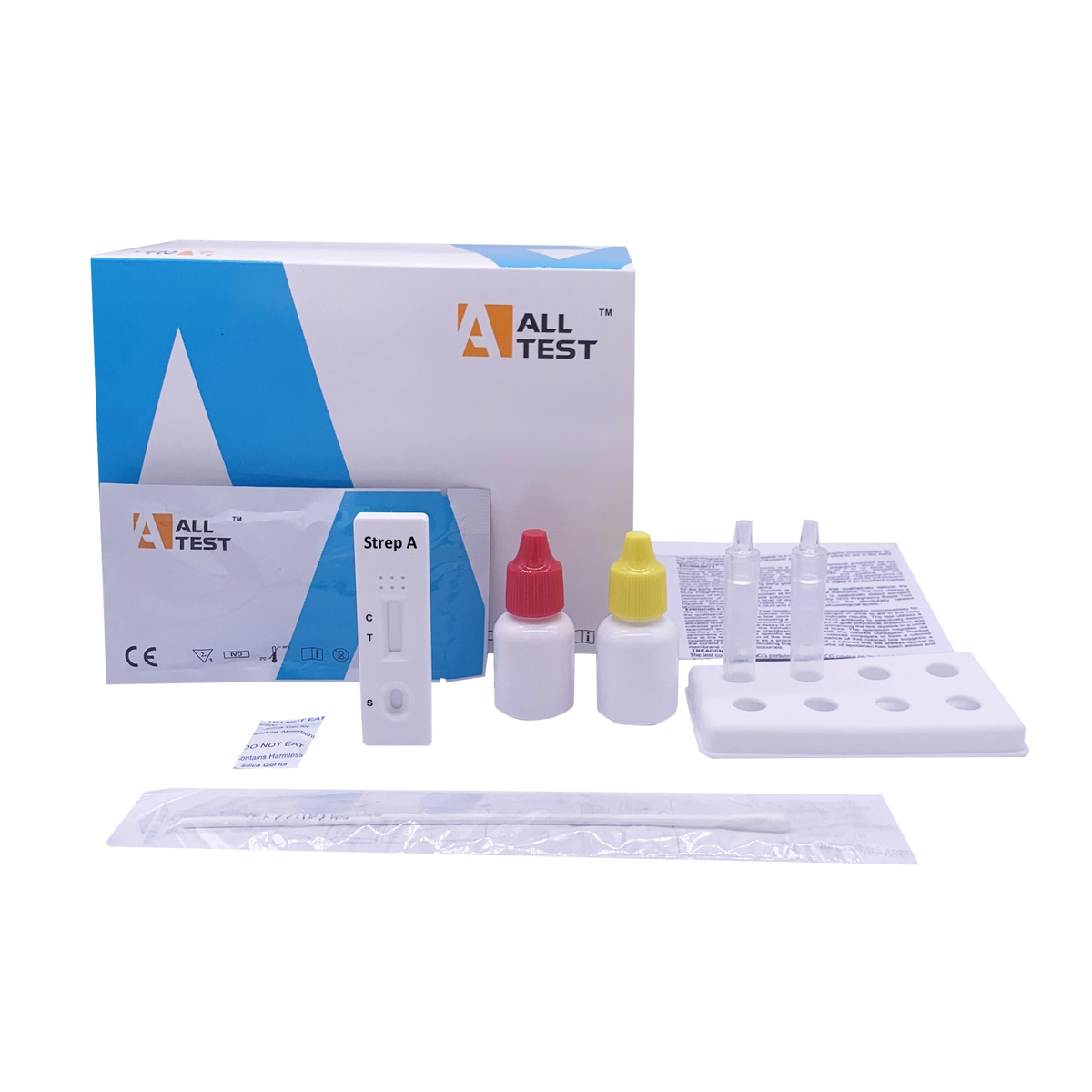 Strep A Rapid Test Cassette (Throat Swab), 20 Tests (IST-502)