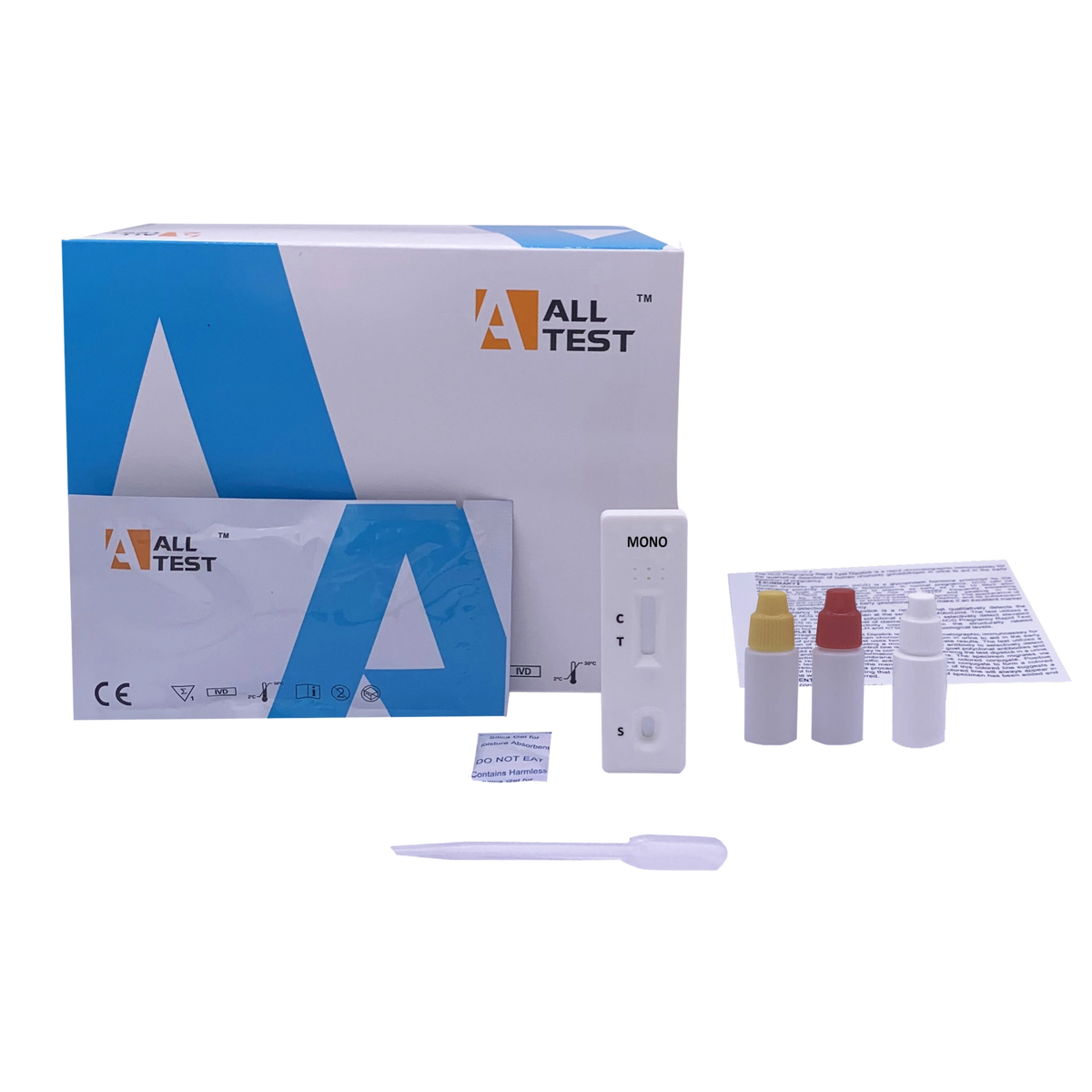 Mononucleosis (Mono) Rapid Test Cassette (WB/S/P), 25 Tests (IMO-402)