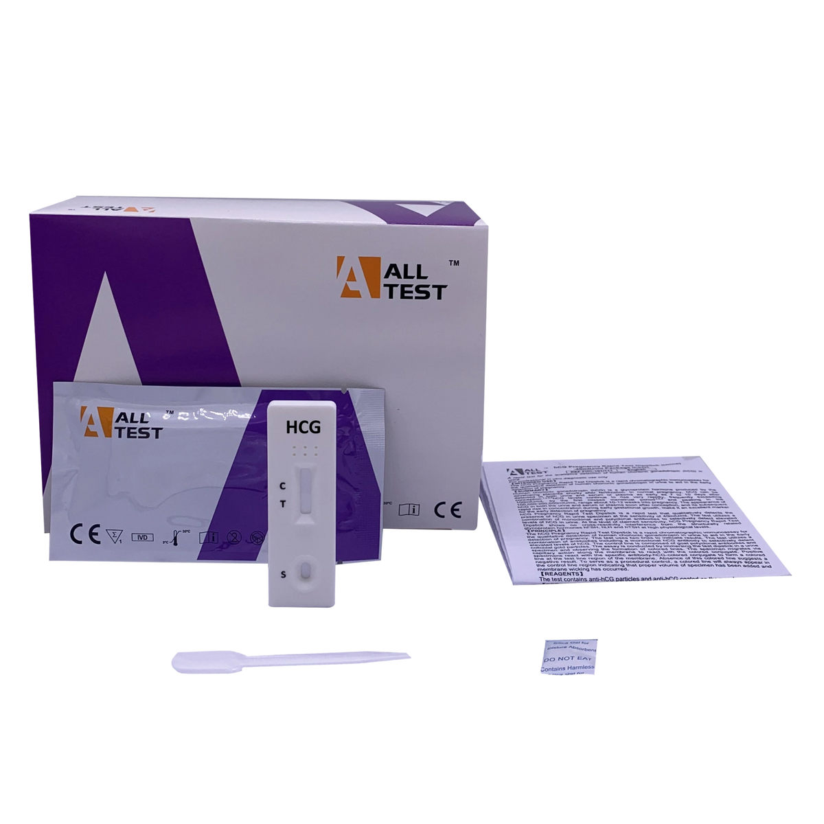 Pregnancy (hCG) Rapid Test Cassette, Urine 25 mIU/ml, 40 Tests (FHC-102)