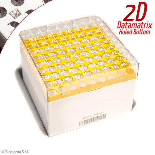 CryoGen® 2D Barcoded Polycarbonate Cryoboxes (BSM580612D/V)