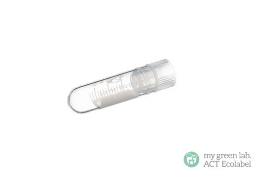 CRYO.S, 2 ML, PP, ROUND BOTTOM, INTERNAL THREAD, NATURAL, STERILE - Natural Screw Cap / No / Yes - Greiner Bio-One (121263)