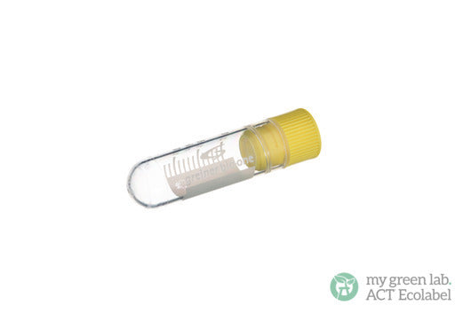 CRYO.S, 2 ML, PP, ROUND BOTTOM, INTERNAL THREAD, NATURAL, STERILE - Yellow Screw Cap / No / Yes - Greiner Bio-One (121278)