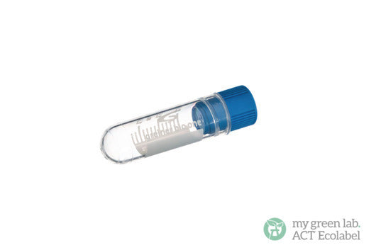 CRYO.S, 2 ML, PP, ROUND BOTTOM, INTERNAL THREAD, NATURAL, STERILE - Blue Screw Cap / No / Yes - Greiner Bio-One (121279)