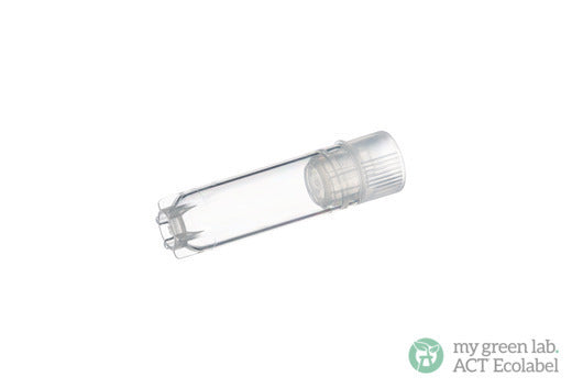 CRYO.S, 2 ML, PP, ROUND BOTTOM, INTERNAL THREAD, NATURAL, STERILE - Natural Screw Cap / Yes / No - Greiner Bio-One (122261)