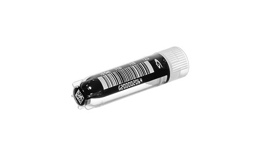 CRYO.S, 2 ML, PP, ROUND BOTTOM, INTERNAL THREAD, NATURAL SCREW CAP, STARFOOT, NATURAL, STERILE, DATAMATRIX ECC 200, 14X14 DOTS, BARCODE 128 - Customised - Greiner Bio-One (122263-2D3)