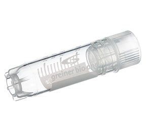 CRYO.S, 2 ML, PP, ROUND BOTTOM, NATURAL SCREW CAP, WRITING AREA, STARFOOT, NATURAL, STERILE, TRIPLE PACKING - Internal Thread - Greiner Bio-One (122263-TRI)