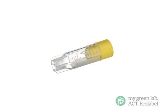 CRYO.S, 1 ML, PP, CONICAL BOTTOM, INTERNAL THREAD, STARFOOT, NATURAL, STERILE - Yellow Screw Cap / Yes - Greiner Bio-One (123278)