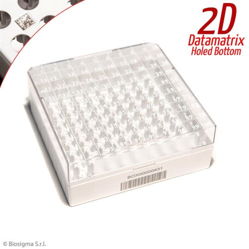 CryoGen® 2D Barcoded Polycarbonate Cryoboxes (BSM580612D/V)