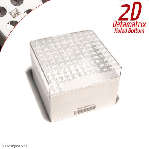 CryoGen® 2D Barcoded Polycarbonate Cryoboxes (BSM580612D/V)