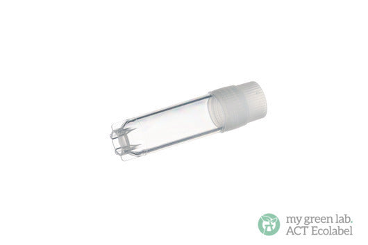 CRYO.S, 2 ML, PP, ROUND BOTTOM, EXTERNAL THREAD, STARFOOT, NATURAL, STERILE - Natural Screw Cap / No - Greiner Bio-One (126261)