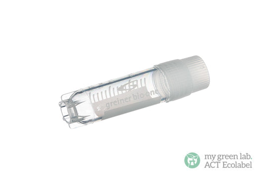 CRYO.S, 2 ML, PP, ROUND BOTTOM, EXTERNAL THREAD, STARFOOT, NATURAL, STERILE - Natural Screw Cap / Yes - Greiner Bio-One (126263)