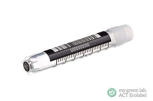 CRYO.S, 4 ML, PP, ROUND BOTTOM, EXTERNAL THREAD, NATURAL SCREW CAP, STARFOOT, NATURAL, STERILE, DATAMATRIX ECC 200, 14X14 DOTS, BARCODE 128 - Standard - Greiner Bio-One (127263-2DG)
