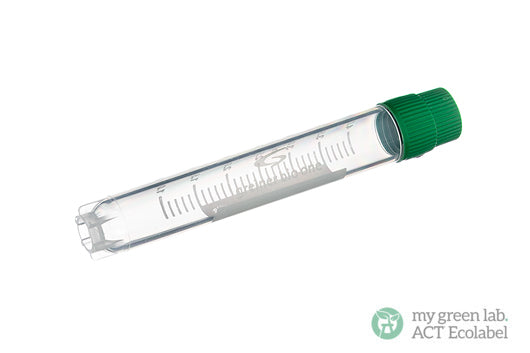 CRYO.S, 4 ML, PP, ROUND BOTTOM, EXTERNAL THREAD, STARFOOT, NATURAl, STERILE - Green Screw Cap / Yes - Greiner Bio-One (127277)