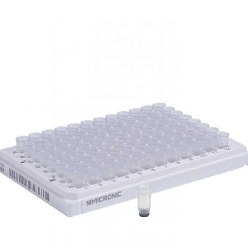0.50ml Screw Cap Tubes with Internal Thread V-bottom - Sample Storage Tubes - Micronic