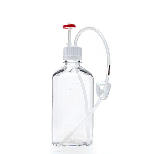 EZBio® MTO 1L Bottle Assembly, 38-430 VersaCap®, w/ Pinch Pipe, 10/CS (437-8306-FLS) — Foxx Life Sciences