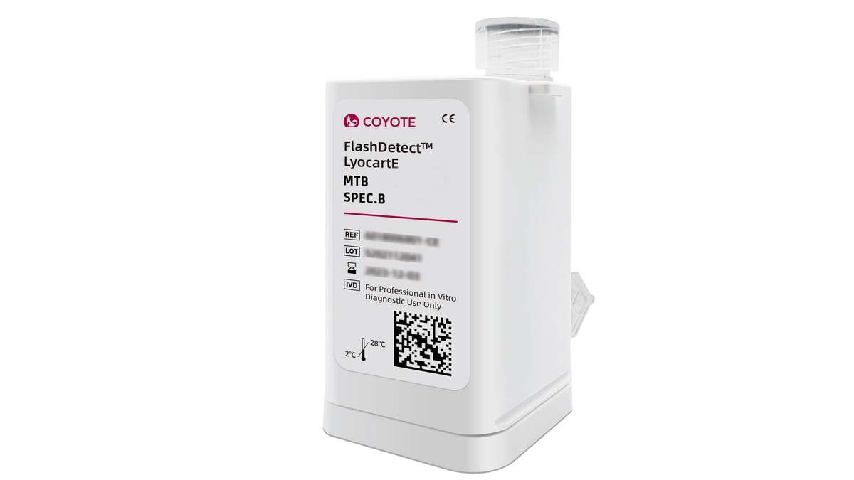 FlashDetect LyocartE MTB Assay, All-in-One PCR Cartridge, 24 Tests (6018013905-CE)