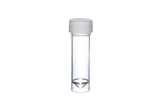 MULTIPURPOSE CONTAINER, PS, CLEAR - 30 ml / White Screw Cap / Conical Bottom, 400 pcs./bag, Support Skirt, W/O Label, Aseptic - Greiner Bio-One (201150)