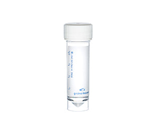 MULTIPURPOSE CONTAINER, PS, CLEAR - 30 ml / White Screw Cap / Conical Bottom, Sterile, 400 pcs./bag, Support Skirt, Plain Label - Greiner Bio-One (201172)