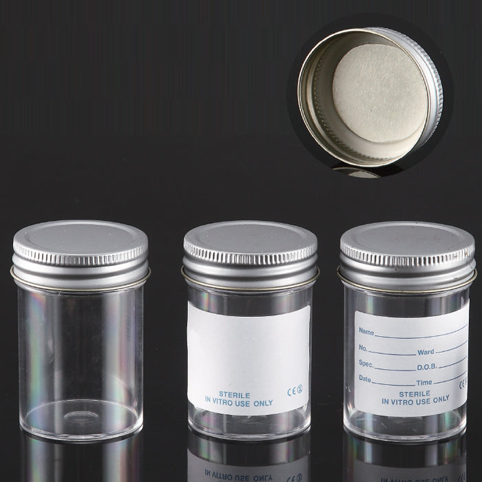 Specimen Containers with Metal Screw Cap, Flowed-Seal Inert Liner (22200)