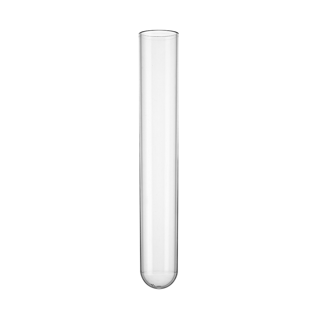 Graduated Test Tubes with Higher Thickness, Polystyrene, Rimless, 10 ml (21085)