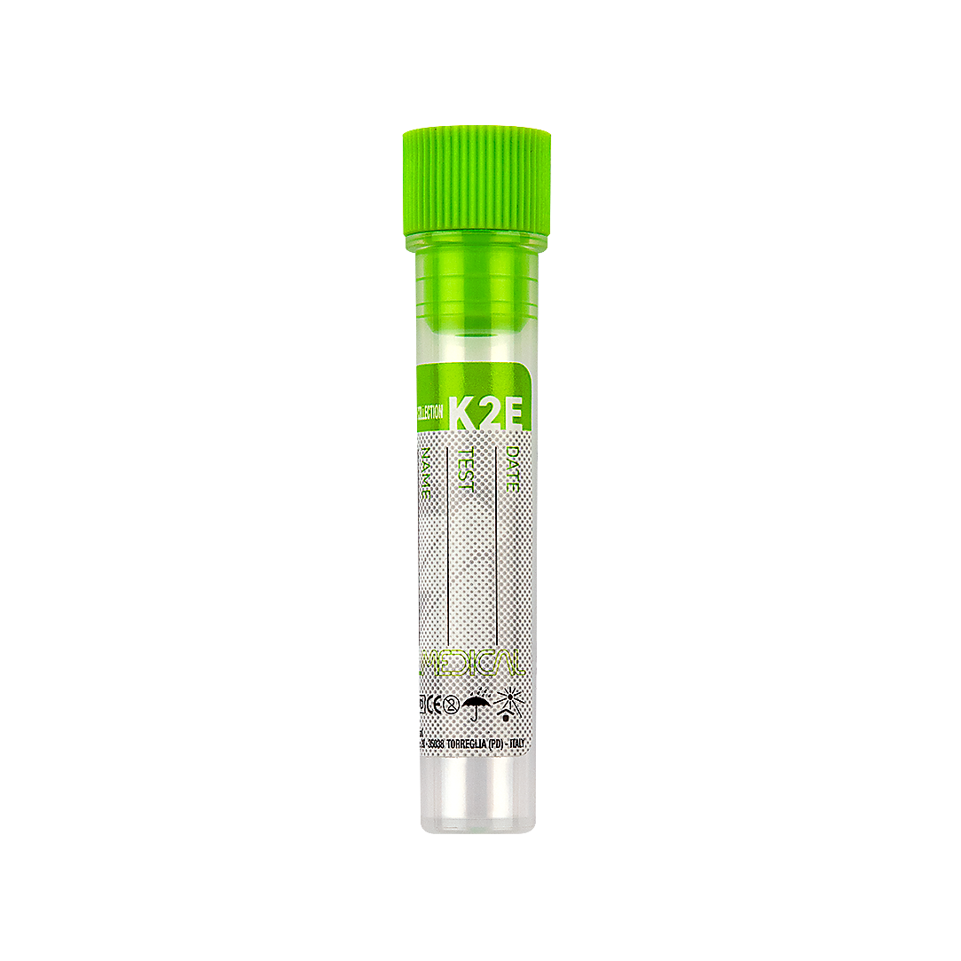 Blood Collection Tubes with K2 EDTA, Paediatric, 1 ml blood (22057)