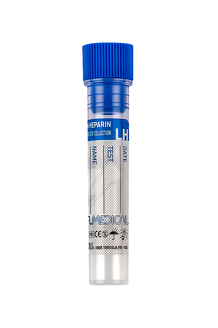 Blood Collection Tubes with Lithium Heparin, Paediatric, 1 ml blood (22307)
