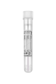 Separmed® Tech Serum Tubes with Granules Separators Silicone Coated Interior, Polypropylene, white cap (22634)
