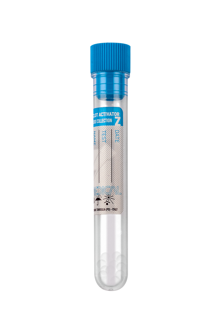 Separmed® Serum Tubes with Granules Separators and Clot Activator, PMMA (22682)