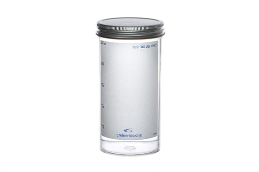 MULTIPURPOSE CONTAINER, PS, CLEAR - 290 ml / Metal Screw Cap / 12 pcs./bag, Plain Label, Aseptic - Greiner Bio-One (229180)