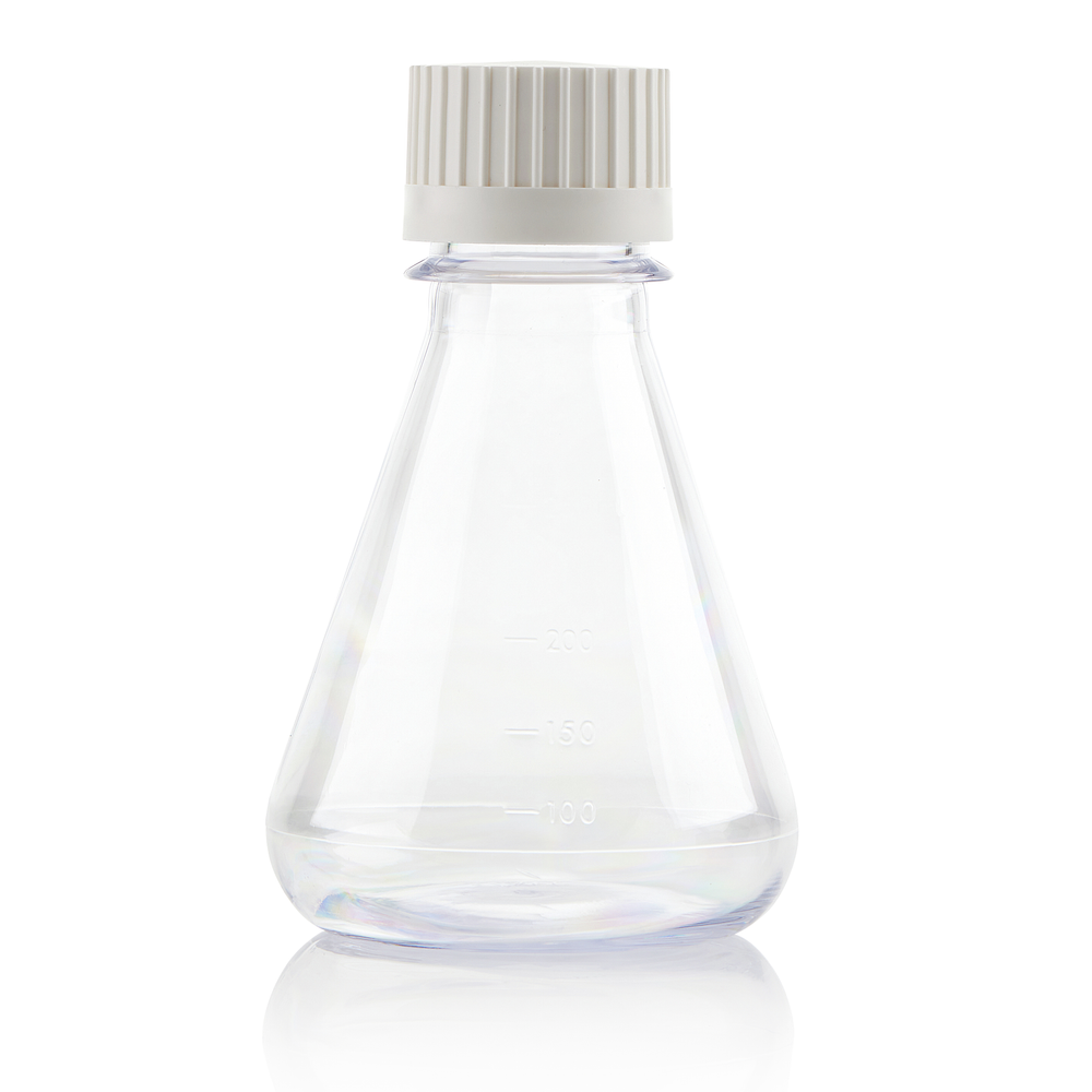 EZBio®pure Erlenmeyer Shaker Flask, PC, VersaCap® 38-430 (248-1111-FLS) — Foxx Life Sciences