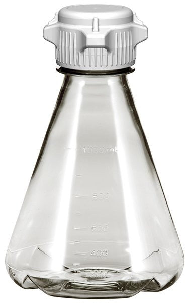 EZClear® Erlenmeyer Shaker Flask, PC, 53B VersaCap® (248-4131-OEM) — Foxx Life Sciences