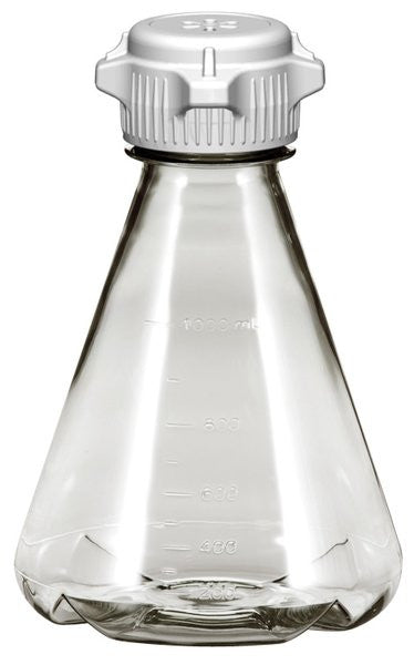 EZClear® Erlenmeyer Shaker Flask, PC, 53B VersaCap® (248-4131-OEM) — Foxx Life Sciences