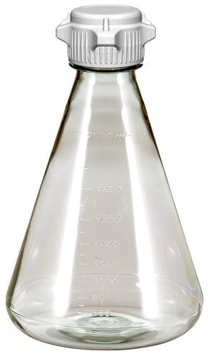 EZClear® Erlenmeyer Shaker Flask, PC, 53B VersaCap® (248-4131-OEM) — Foxx Life Sciences
