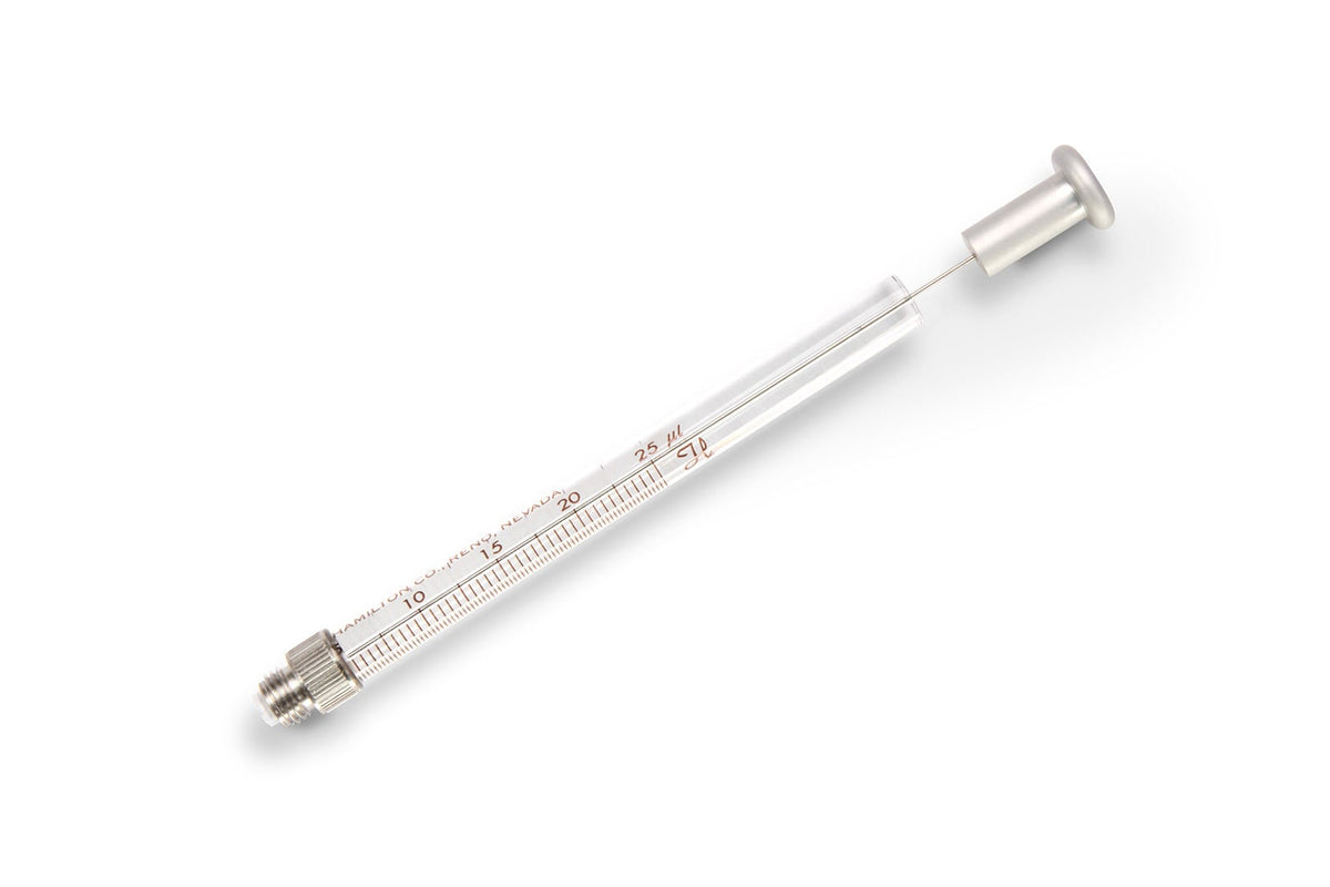 25 µL, Gastight Syringe, Bubble Free Prime (BFP, 5/16"-28) 59000-10 - Lab Syringes - Hamilton Company