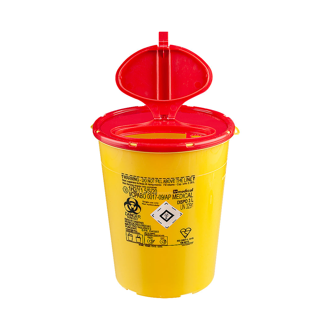 Safety Containers for Contaminated Needles, Polyethylene, 0.5-5 L (25200)