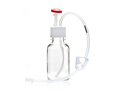 EZBio® MTO 250mL Bottle Assembly, 38-430 VersaCap®, w/ Pinch Pipe, 10/CS (437-8304-FLS) — Foxx Life Sciences