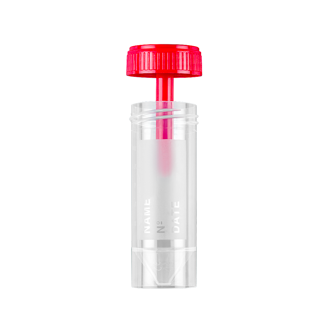 Coprotainer® Stool Containers with Frosted Label with Screw Cap Apart, Polypropylene, 30 ml (25130)